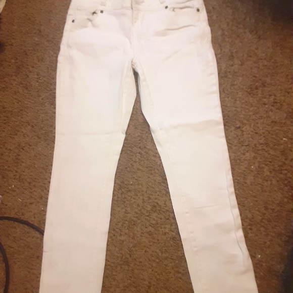 Rue 21 white Jean's size 7/8 regular - Picture 1 of 10